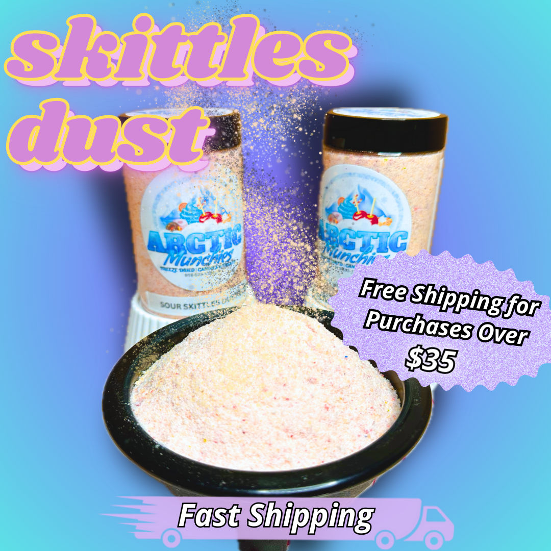 Freeze Dried SOUR Skittles Candy Dust